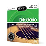 Corde D’Addario EXP23 con rivestimento EXP per chitarra baritona, 16-70