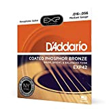 Corde D’Addario EXP42 con rivestimento per chitarra resofonica, 16-56