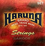 Corde Sarod, Karuna, set completo con corde simpatiche (tarabh)