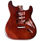 Corpo Chitarra Fatto a Mano Brown Colore Ashwood Electric Guitar Body High Gloss Guitar Barrel