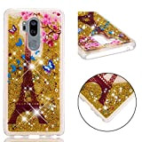 Cover LG G7 / LG G7 ThinQ, SHUYIT Glitter Liquido Silicone Custodia Luxury Bling fluente Floating Quicksand Sparkly Cute Cover ...