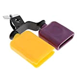 Cowbell Giallo + Viola Latin Percussion Drum Set Kit Cowbell Kettlebell