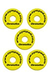 Cympad Chromatics CYCS15/5C - Set di sordine per piatti, 40 x 15 mm, Crimson