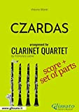 Czardas - Clarinet Quartet score & parts