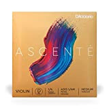 D'Addario Ascenté - Corda Re per violino, scala 1/4, tensione media