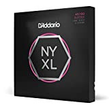 D'Addario D'NYXL45130 Nickel Wound basso (5-corde, Regular Light, 45-130, Long Scale), trasparente
