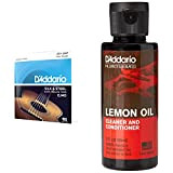 D'Addario EJ40 Set Corde Acustica Silk And Steel Folk & PW-LMN Detergente Planet Waves Lemon Oil