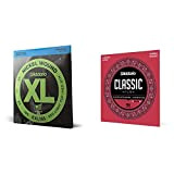 D'Addario EXL165 Set Corde Basso EXL & Corde Chitarra Classica | EJ27N | Classic Nylon | Corde per Chitarra Classica ...