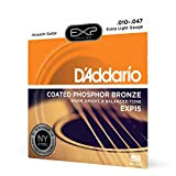 D'Addario Exp15 Set Corde Acustica Exp Ctd Phoshor, Bronzo