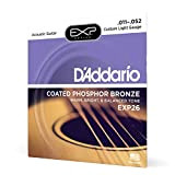 D'Addario Exp26 Set Corde Acustica Exp Ctd Phoshor, Bronzo