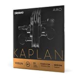 D'Addario Kaplan Amo - Corde per violino in scala 1/2, tensione media