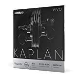 D' Addario Kv310 – 4/4H Kaplan vivo corde di violino 4/4 Hard Tension 4/4 Medium Set