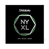 D'Addario NYXL - Singola corda avvolta in nickel per chitarra elettrica, scalatura .054