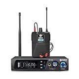 D Debra Audio PRO ER-102 UHF - Sistema di monitoraggio wireless a canale singolo con trasmettitore e ricevitore per palco, ...