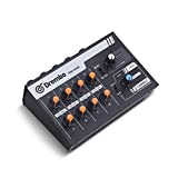 D Debra DM-208E - Mini mixer audio portatile, commutabile stereo 4 canali e mono 8 canali, con microfono, console per ...