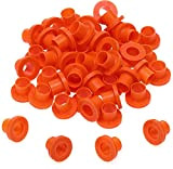 Danmar Confezione da 50 rondelle di tensione in nylon, colore: Arancione