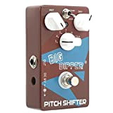 Delay Pedal Effector Pitch Shifter Guitar Pitch Converter Effect Pedal Transposition Harmonic Generator DC 9V Accessori per chitarra Ricambi, modalità ...