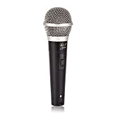 Denash Microfono a condensatore Professionale con Registrazione a Filo, Ideale per Karaoke/Performance Musicale/Conferenza, Microfono dinamico Professionale