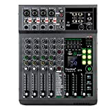 Depusheng GT4 mixer amplificatore di potenza professionale Mixer di ingresso a 4 canali con 99 tipi di effetti di riverbero ...