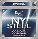 Dogal® »RW155A ELECTRIC GUITAR SET NICKELSTEEL« Corde per chitarra elettrica - Nickel Plated Steel Roundwound - Hex Core - 009/042