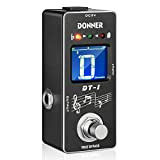 Donner DT-1 Accordatore a Pedale Cromatico Pedal Tuner per Chitarra True-bypass
