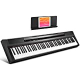 Donner Pianoforte Digitale 88 Tasti Pesati Piano con Pedale, Sorgente Audio Premium, Compatto Pianola Tastiera Elettrico per Principianti, DEP-10
