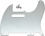 Dopro 8 fori Tele chitarra battipenna antigraffio piastra per USA/Messicano FD Telecaster Silver Mirror