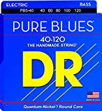 DR Strings PB5-40 Pure Blues - Corde per basso