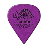 Dunlop 412 Plektren TORTEX SHARP violett 1.14 mm