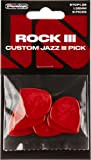 Dunlop Plettri Rock III Jazz, Pacco da 6 Pezzi
