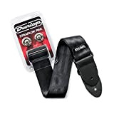 Dunlop SLST001- Straplock'Pak Cinghia per Chitarra, Nero