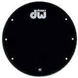 DW drum workshop GB16 K nero 40,6 cm per grancassa, W/Logo bianco