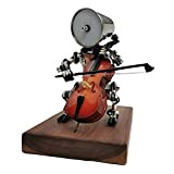 DWQ Decorazione del Desktop del Violino e del Violino, Modello di Strumenti Musicali del Punk del Vapore Industriale per Il ...