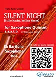 Eb Baritone Sax part of "Silent Night" for Saxophone Quintet: Stille Nacht, heilige Nacht (Silent Night - Saxophone Quintet Book ...