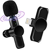 Electight Microfono Lavalier Wireless per iPhone iPad, Mini Plug-Play Portatile Microfono con Interfaccia Lightning, Riduzione del Rumore, per TikTok, YouTube, ...