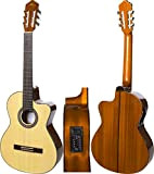 Elettro chitarra classica elettrificata 4/4 dimensione 39" M-tunes MTCG11 Cutaway mtunes
