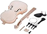 Erhu Strumenti 4/4 3/4 1/2 1/4 1/8 Violino, Unfinished Raw Violino Corpo, Solido e Accessori in Legno Set (Color : ...