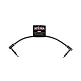 Ernie Ball 6" Single Flat Ribbon Stereo Patch Cable - Black