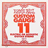 Ernie Ball, corde Slinky 1011, per chitarra acustica o elettrica, con diametro da circa 2,3 mm (11 gauge)