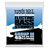 Ernie Ball, Flatwound Group III, Corde per basso elettrico, diametro 45-100