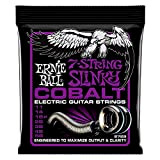 Ernie Ball, Power Slinky Cobalt 7-String, Corde per chitarra elettrica a 7 corde, diametro 11-58