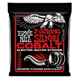 Ernie Ball, Skinny Top Heavy Bottom Slinky Cobalt 7-String, Corde per chitarra elettrica a 7 corde, diametro 10-62
