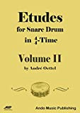 Etudes for snare Drum in 4/4-Time - Volume 2 (English Edition)