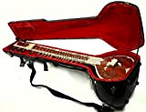 Fasherati Gandhar Pancham Concert grade Sitar indiano strumento musicale WITH FIBRE TROLLY
