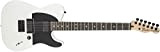 Fender 0134444780 Jim Root Telecaster, chitarra elettrica, con tastiera in ebano– colore bianco (flat white)