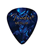 Fender 198-0351-802 351 Shape Premium Picks (confezione da 12) per chitarra elettrica, chitarra acustica, mandolino e basso