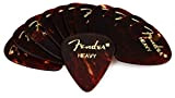 Fender 198-0351-900 351 Shape Classic Picks - Guscio di tartaruga - Pesante - Confezione da 12 conteggi