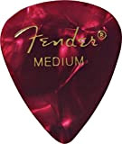 Fender 351 plettro chitarra premium medium rosso moto 12 pz.