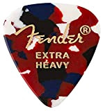 Fender® »351 SHAPE CLASSIC PICKS - CONFETTI« Plettri in celluloide - Forma: 351 - Confezione da 12 - Extra Heavy ...