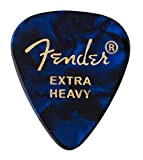 Fender® »351 SHAPE CLASSIC PICKS« Plettri in celluloide - Forma: 351-12 Pezzi - X-Heavy - Colore: Blue Moto